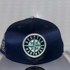 New Era Seattle Mariners Navy and Gray Hat